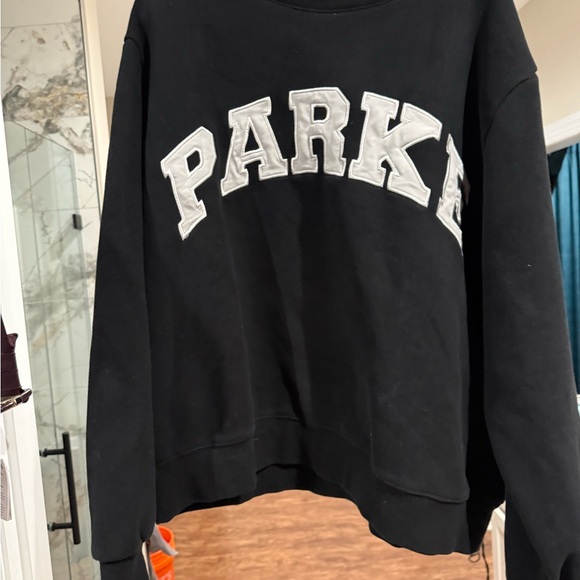Parke Tops - Parke Black Crew Neck Sweatshirt